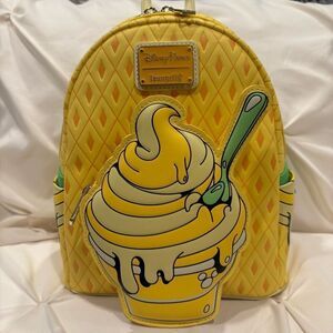 Loungefly X Disney Parks Eats Mickey Mouse Pineapple Dole Whip Mini Backpack NWT